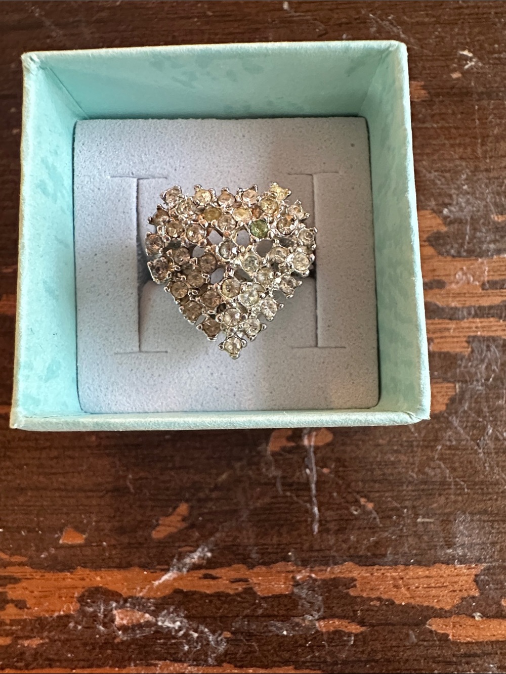 sz 7 18k heavy gold filled Ana Bekoch, 1980s ring